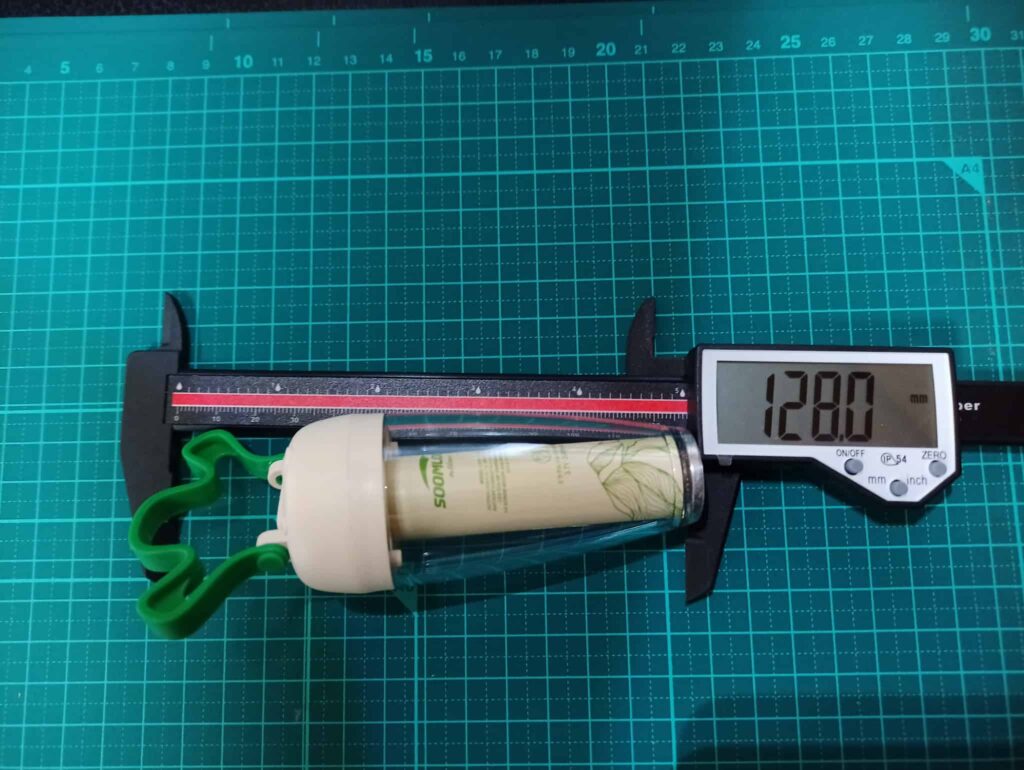 Soomloomキャロットランタンの縦12.8cm