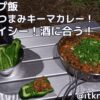 【キャンプ飯】簡単おつまみキーマカレー！スパイシーで味も濃くてお酒に合う一品【ふたりソロキャンプ】
